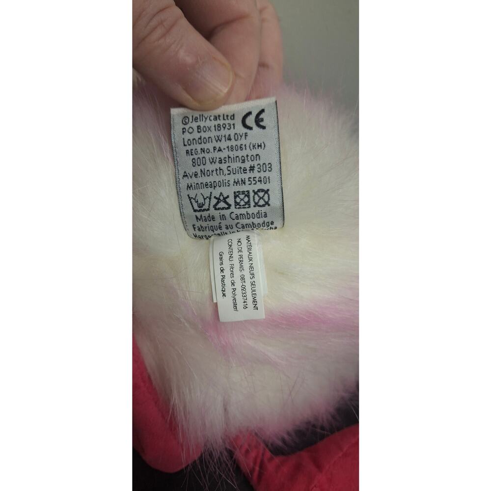 JellyCat Raspberry Ripple Pink Ostrich Plush - Picture 5 of 6